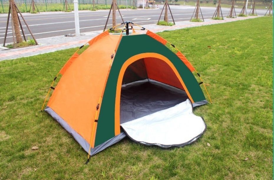 RezReady Kampeertent 1-2 volwassenen/kinderen – maat 200x140 cm – Vierseizoen, Waterdicht & Snel te Openen