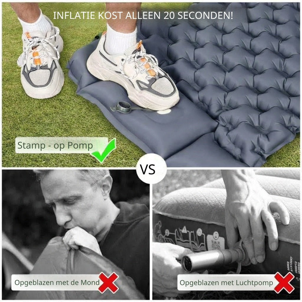 RezReady Opblaasbare Slaapmat – Ultralicht TPU voor Kamperen & Buiten