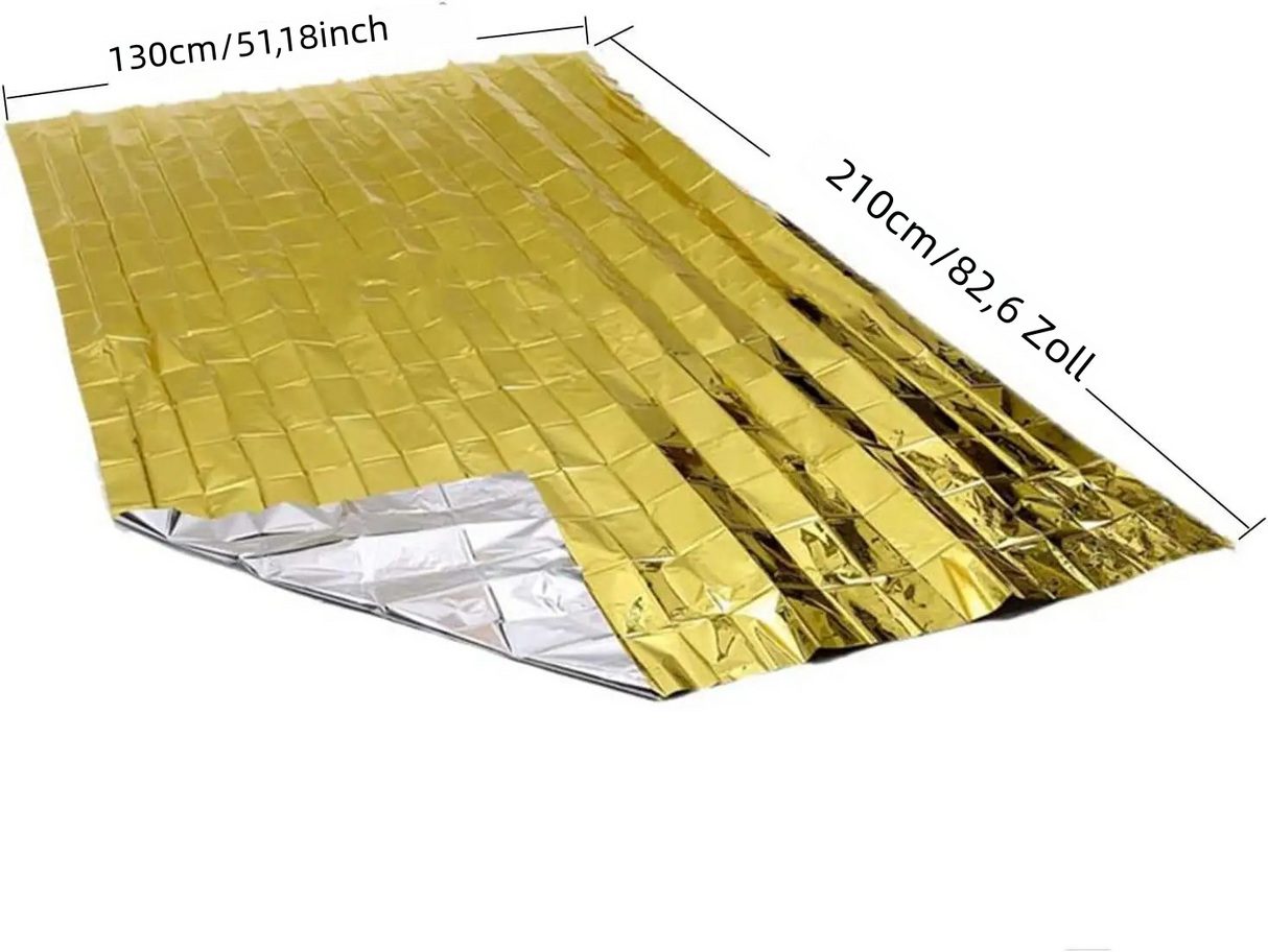 RezReady Noodoverlevingsdeken – Thermische Mylar Regenjas