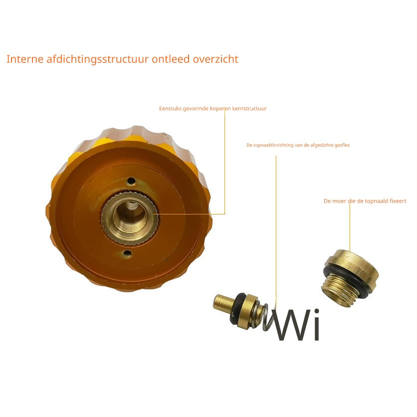 Gascartridge Adapter – Universele Omvormer voor Campingkachels