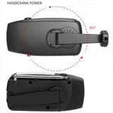 Starterversie Noodradio AM/FM – Compact 2.000mAh Powerbank– Solar, Dynamo & LED-zaklamp