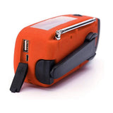 Starterversie Noodradio AM/FM – Compact 2.000mAh Powerbank– Solar, Dynamo & LED-zaklamp