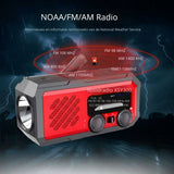 Noodradio XSY300 AM/FM & LED-zaklamp - 2.000mAh Powerbank – Solar & Opwindbaar