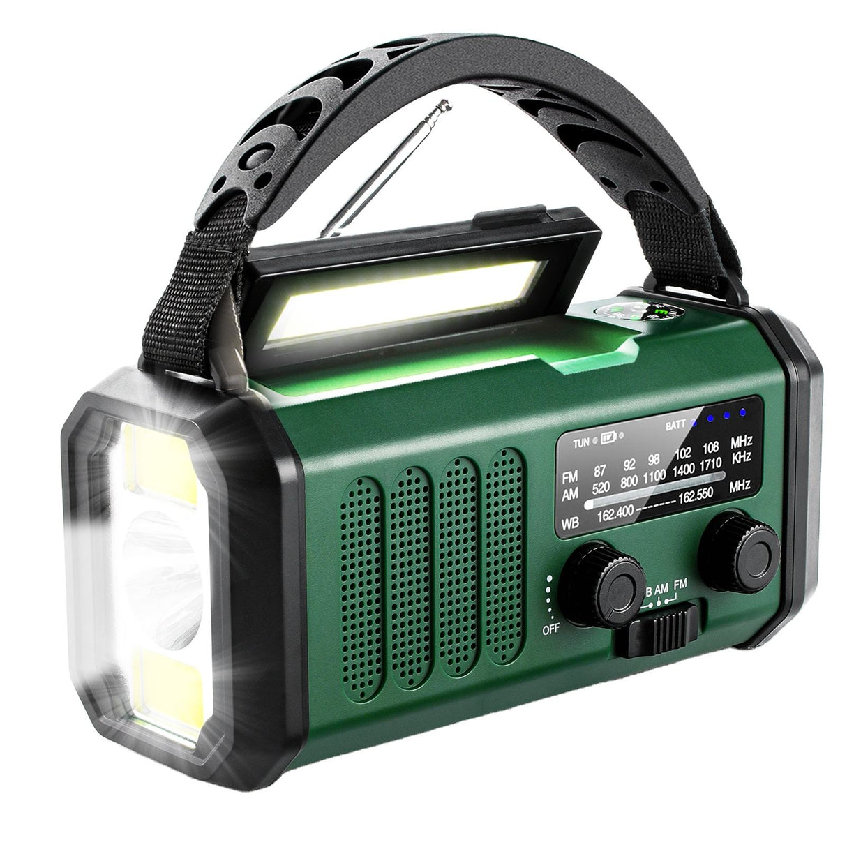 Noodradio XSY330 AM/FM – 10.000mAh Powerbank – Solar & Dynamo – IPX6 & LED-zaklamp