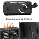 Noodradio XSY350 AM/FM/SW – 20.000mAh Powerbank – Solar, Dynamo, IPX6 & LED-zaklamp