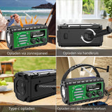 Noodradio XSY350 AM/FM/SW – 20.000mAh Powerbank – Solar, Dynamo, IPX6 & LED-zaklamp