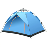 Kampeertent 3-4 Personen/kinderen – maat 200x140 cm  – Waterdicht, Glasvezelstokken & Dubbele Laag