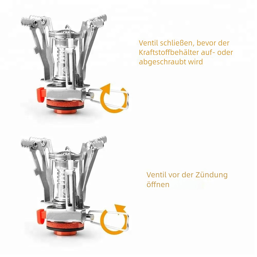 Mini Campingkachel – Ultralicht met Piëzo-ontsteking