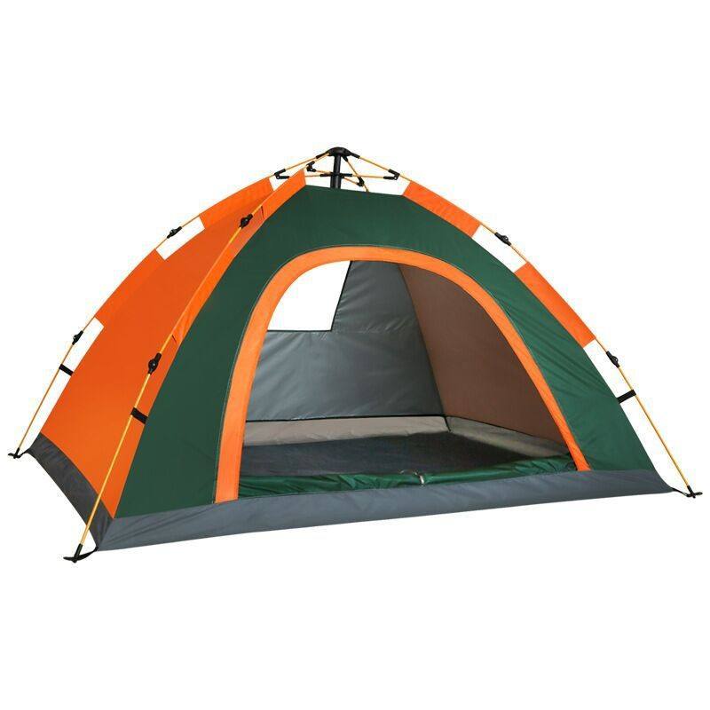 RezReady Kampeertent 1-2 volwassenen/kinderen – maat 200x140 cm  – Vierseizoen, Waterdicht & Snel te Openen