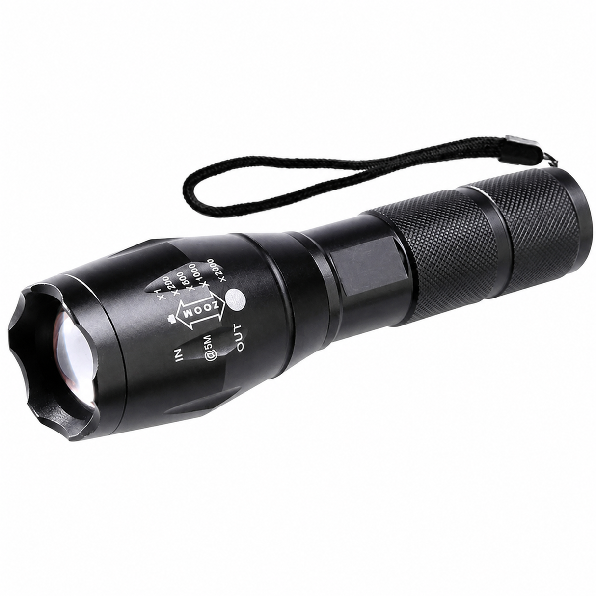 LED-zaklamp FA02 – Verstelbare Focus, 5 Standen & Waterbestendig