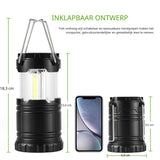 LED Campinglantaarn FA08 – COB Mini Lamp met Handvat & Haak