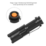 RezReady Elektrische Zaklamp FA01 - – 3 Standen, Zoomfunctie - 300 Lumen