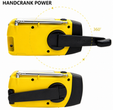 Starterversie Noodradio AM/FM – Compact 2.000mAh Powerbank– Solar, Dynamo & LED-zaklamp